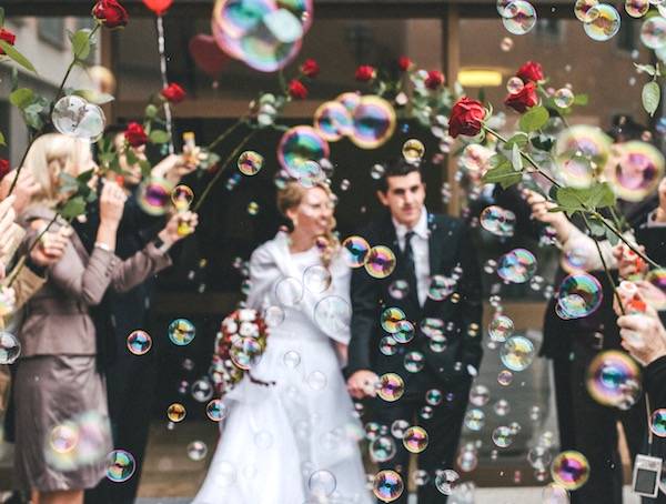 Bolle di Sapone per vivere un matrimonio da favola!