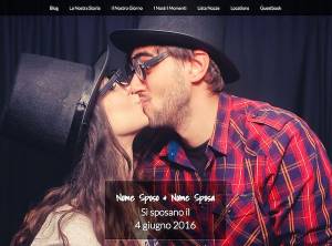 Una partecipazione di nozze hi-tech a costo zero: il wedding website