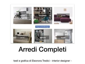 Mobili Design: arredamenti completi