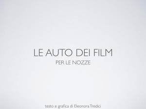 Auto a noleggio da film