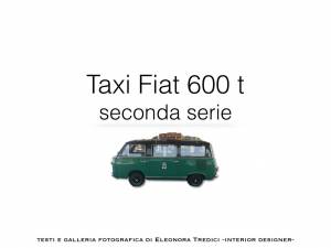 Nozze originali su un Taxi Fiat 600, un&#039;auto di matrimonio per non passare inosservati!
