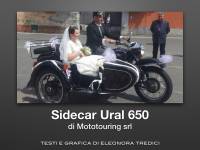 Sidecar Ural 650: uno stupendo veicolo da noleggiare per le vostre Nozze