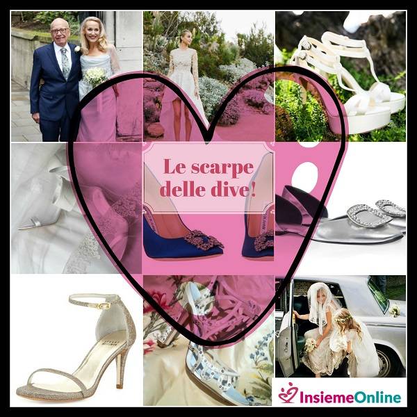 Le scarpe da sposa preferite dalle dive