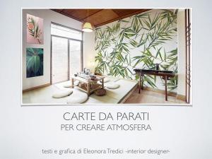 Un rapido restyling d&#039;arredo utilizzando una semplice carta da parati