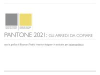 Colori Pantone 2021 in 6 arredi top