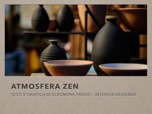 Arredare casa in stile Zen