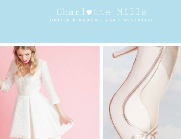 Le scarpe da sposa firmate Charlotte Mills